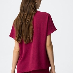 Blusa fluida rojo fucsia, Maxine - Imagen 2