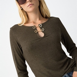 Camiseta apliques, Check - Imagen 1