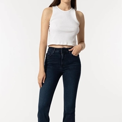 Jeans Megan_51 Cropped Flare Tiro Alto - Imagen 1