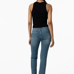 Jeans Megan_78 Cropped Flare com Tachas - Imagen 2