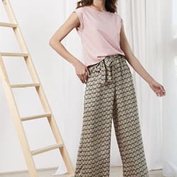 Pantalón fluido estampado, Flow - Imagen 1