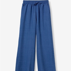 Pantalón wide leg azul, Turquesa - Imagen 1