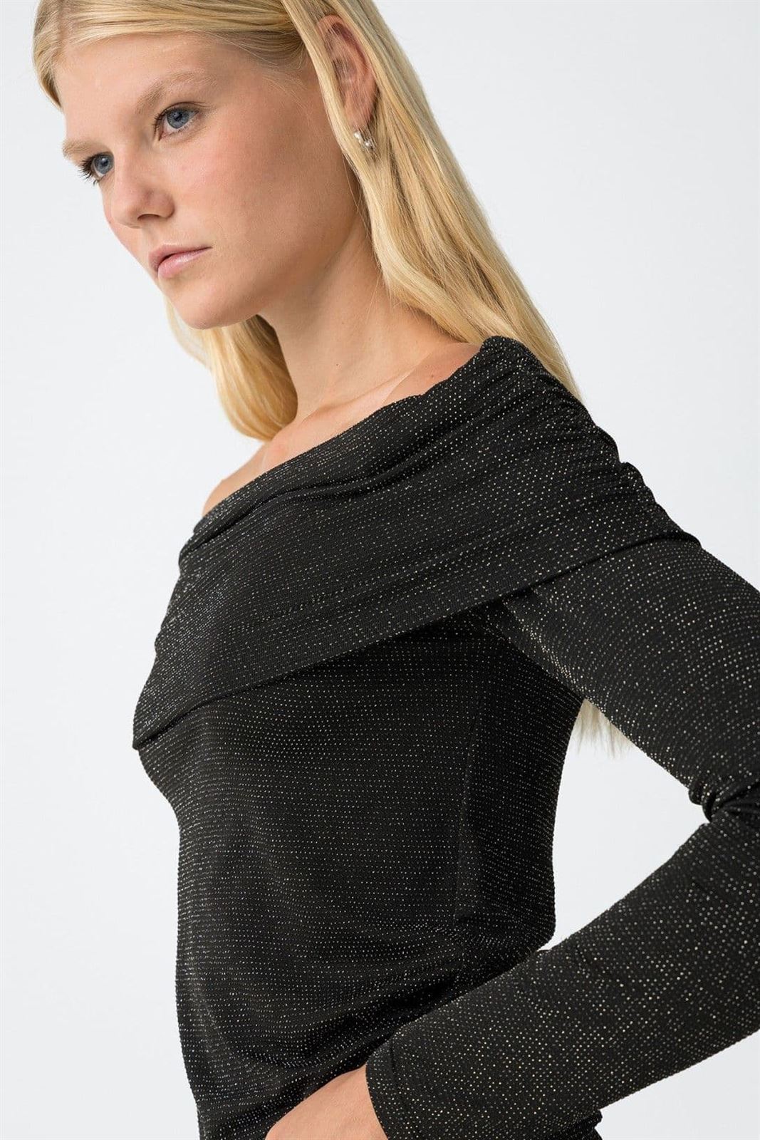 Top Hombros Descubiertos con Hilo Metalizado, Mariner - Imagen 4