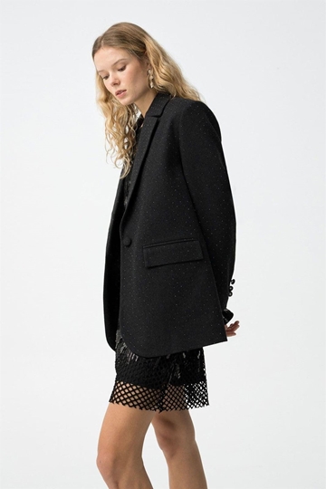 Blazer negro brillos, Areia - Imagen 2