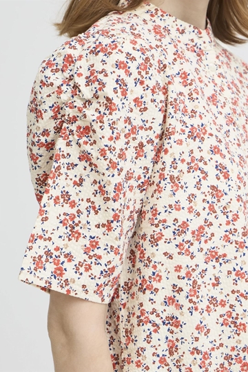Blusa manga corta estampado flores, Ih Qwina Sh2 - Imagen 2