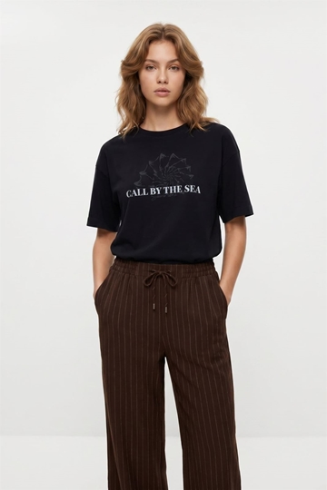 Camiseta azul marina caracola, Rosalia - Imagen 1