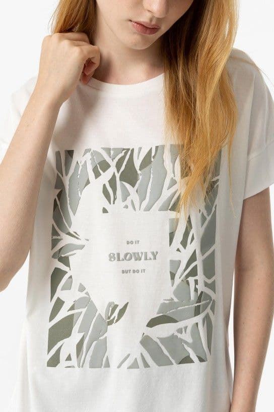 Camiseta blanca, Apricot - Imagen 2