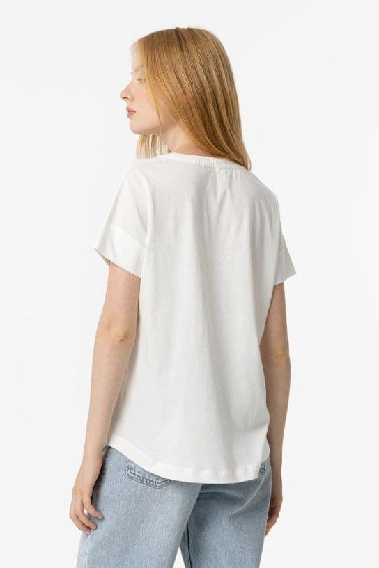 Camiseta blanca, Apricot - Imagen 4