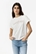 Camiseta blanca con Texto Perforado, Cicar - Imagen 2
