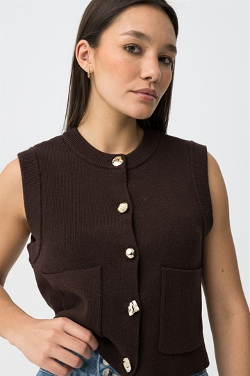 Chaleco marrón botones, Carter - Imagen 1