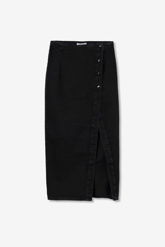 Falda denim midi negra, Dala - Imagen 5