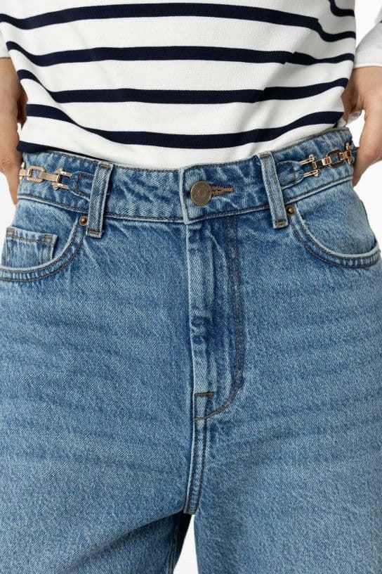 Jeans Bonnye Wide Leg con detalle cadena, Bonnye_39 - Imagen 2