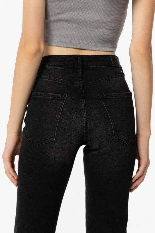 Jeans Zoe_46 Flare negro - Imagen 4