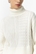 Jersey de punto blanco blusa combinada, Astrid - Imagen 2