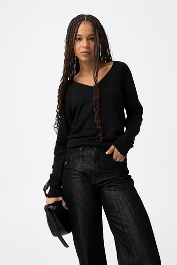 Jersey hilo Metálico negro, Cassia - Imagen 1