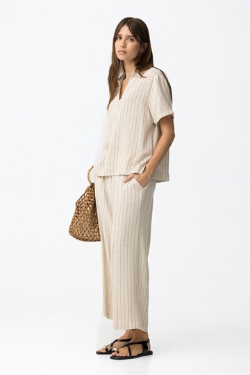 Pantalón lino de rayas, Julie - Imagen 2