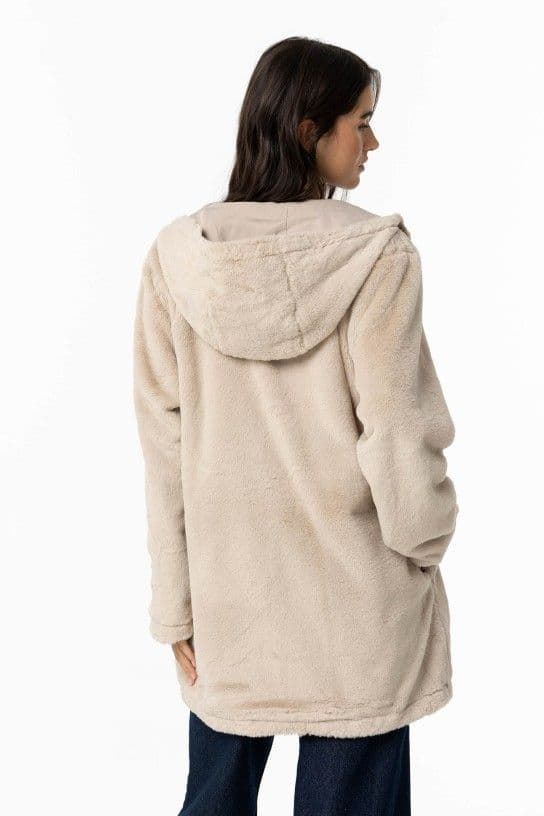 Parka beige reversible con capucha, Rocky - Imagen 8