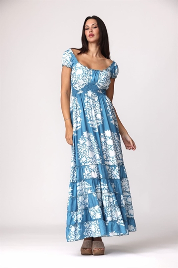 Vestido reversible azul, Laura - Imagen 2